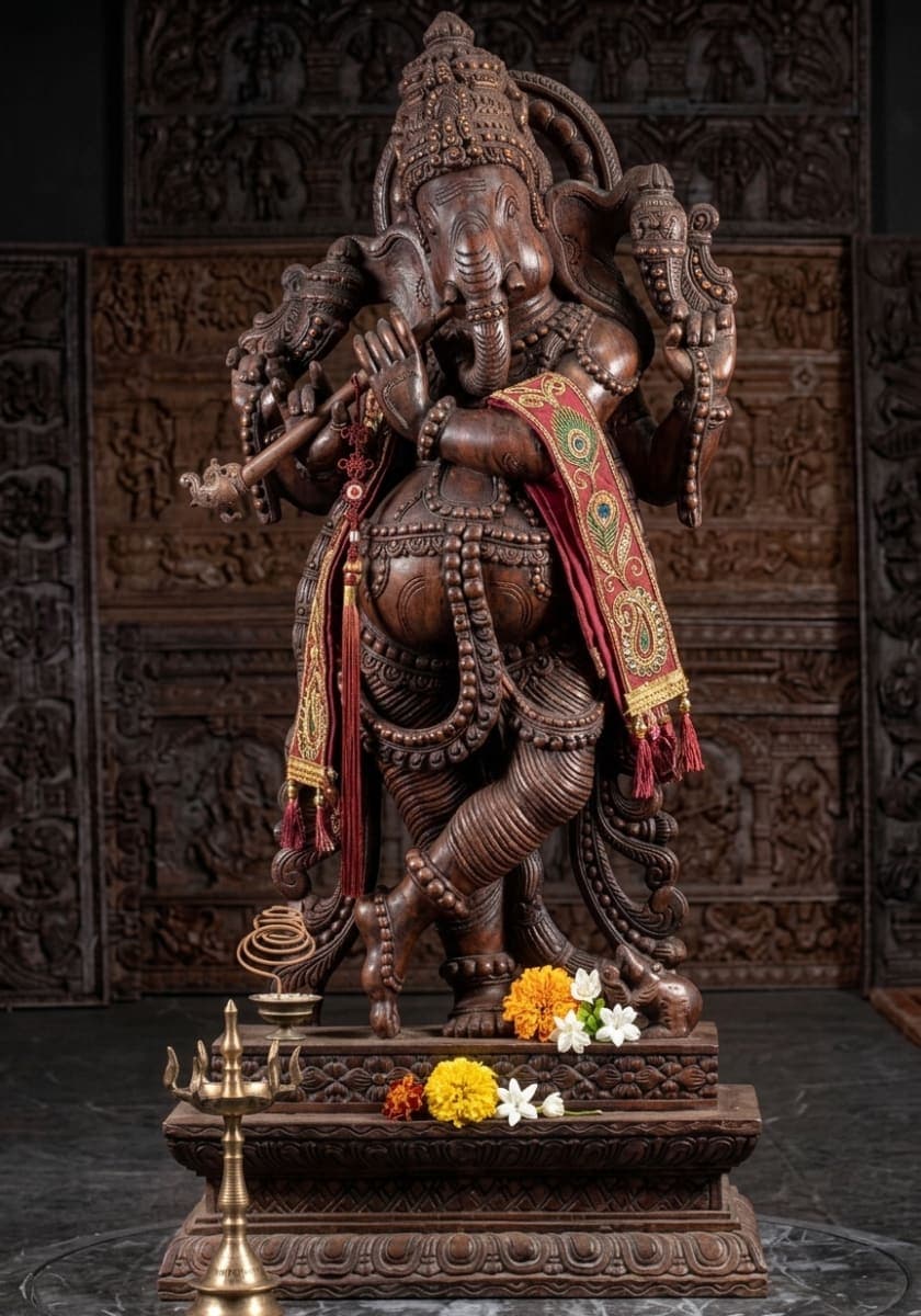 Wooden Statuettes & Ornaments (Rosewood / Sheesham)