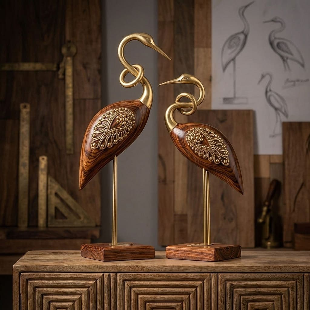 Wooden Statuettes & Ornaments (Rosewood / Sheesham)