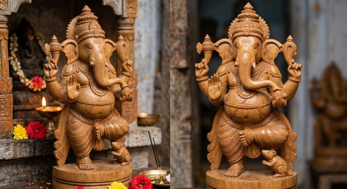 Wooden Statuettes & Ornaments (Mango / Teak)