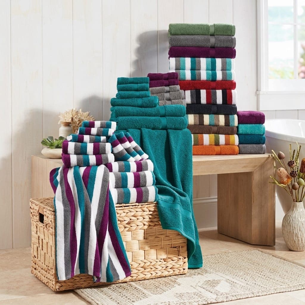 Terry Towel Bath Sets